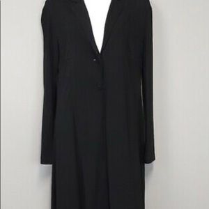 CAbi black By the Door Jacket women's size M style #102 Liquid Stretch knit Long